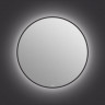 Зеркало CERSANIT ECLIPSE SMART 80x80 с подсветкой круглое черная рамка 64147